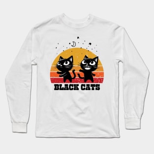 black cats Long Sleeve T-Shirt